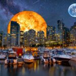 vancouver, galaxy, moon